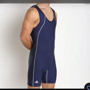 Adidas Side Panel Wrestling Singlet Youth L Color black/white